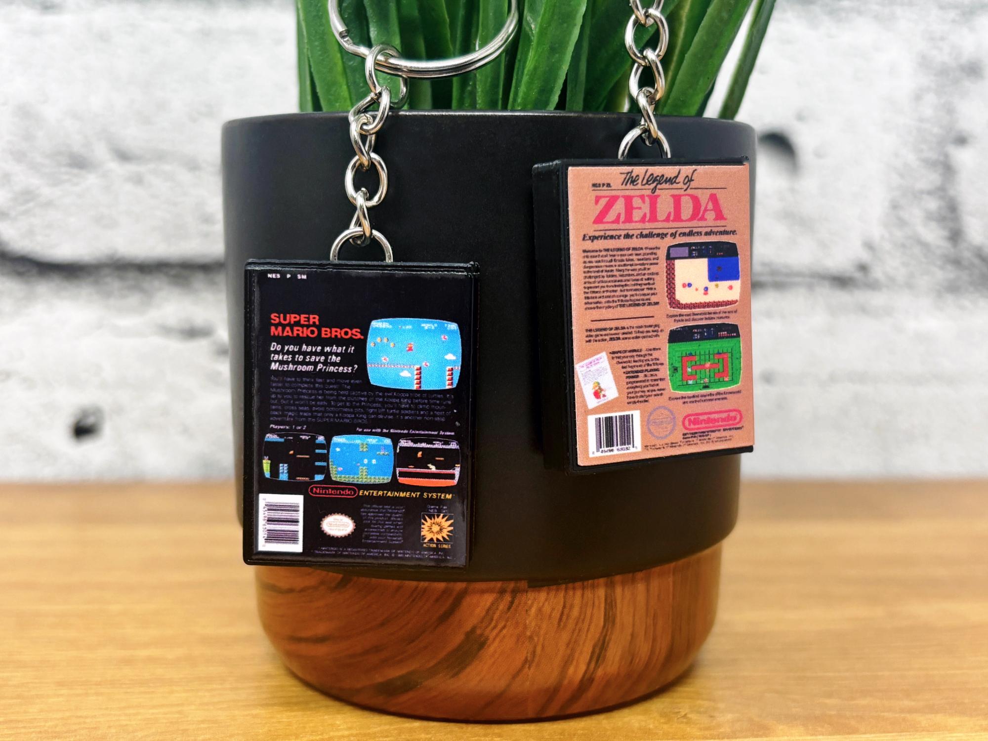 NES Game Case Keychains - BitsyLabs