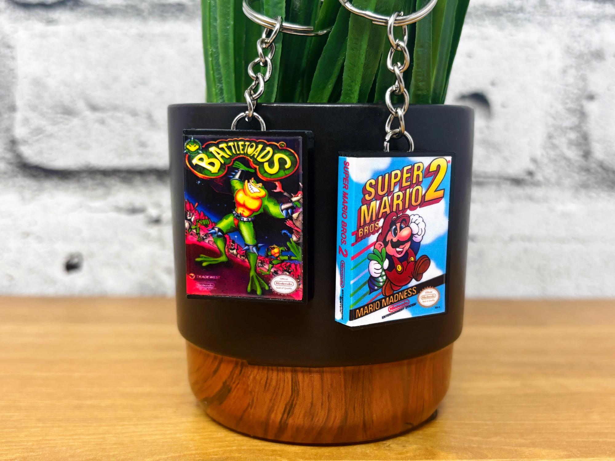 NES Game Case Keychains - BitsyLabs