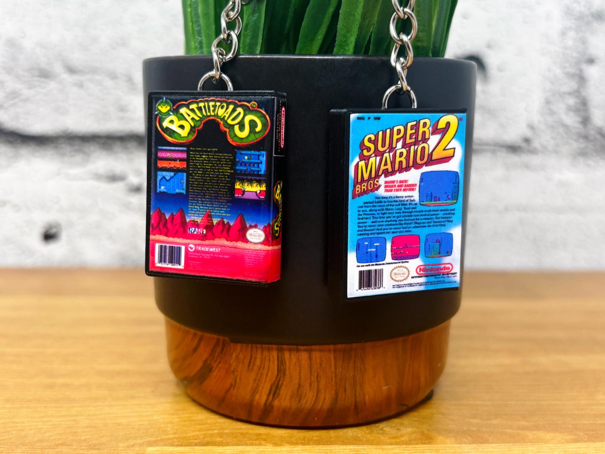 NES Game Case Keychains - BitsyLabs