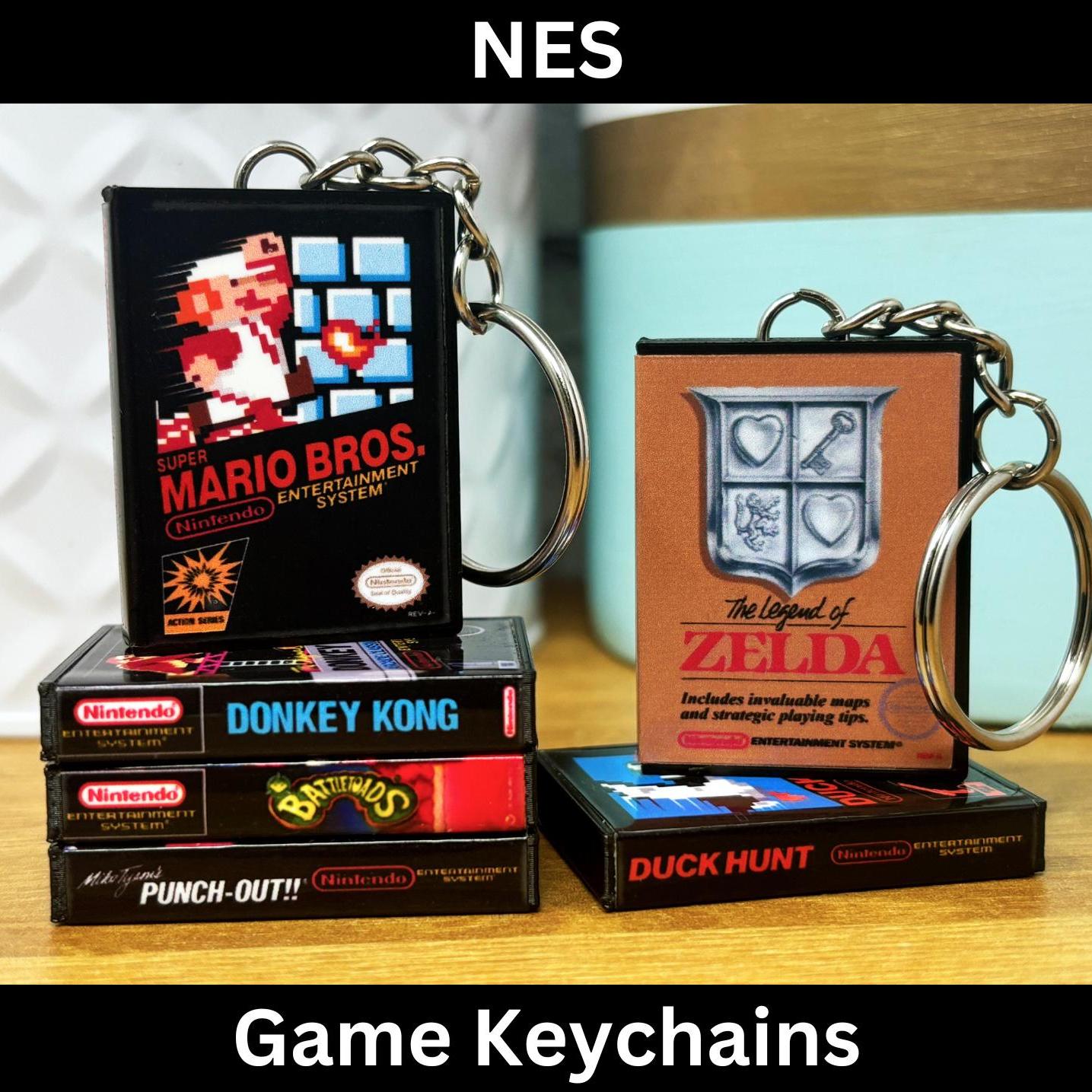 NES Game Case Keychains - BitsyLabs