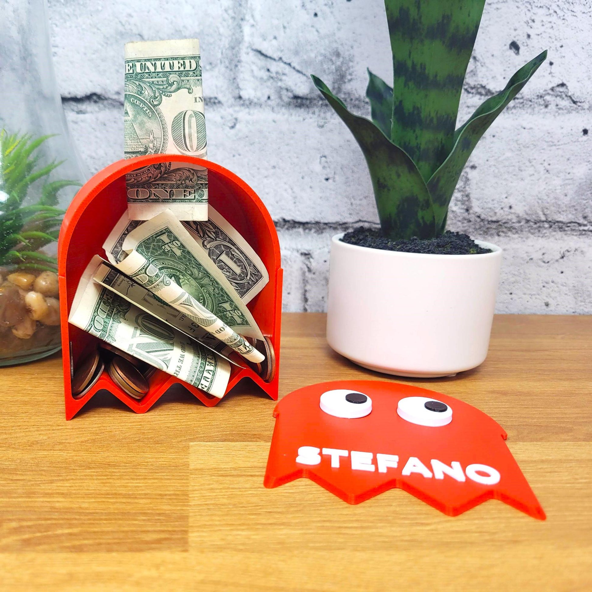 Pacman Piggy Bank - Customizable - BitsyLabs