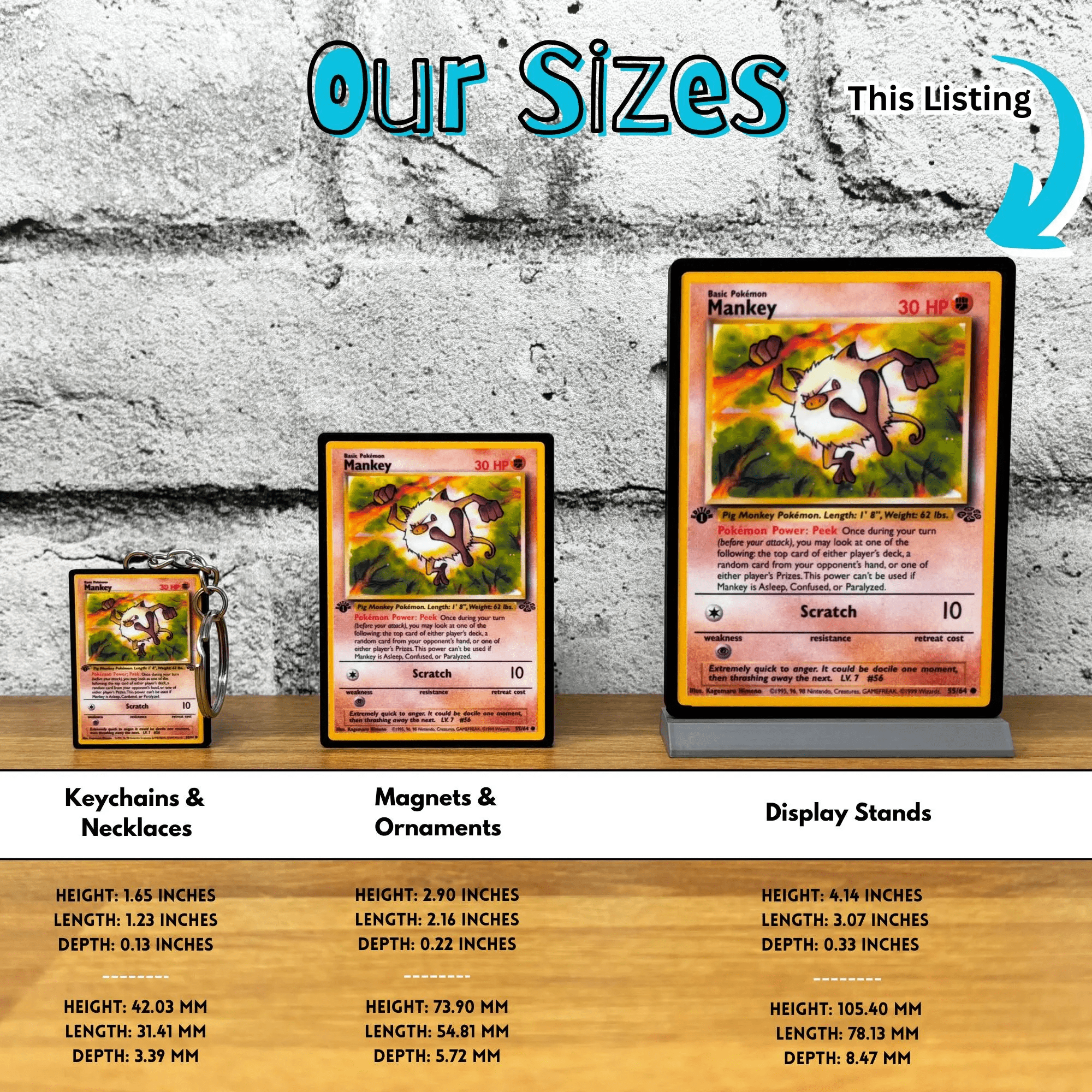 Pokemon Card Display Stands 51 - 100 (XXL) - BitsyLabs