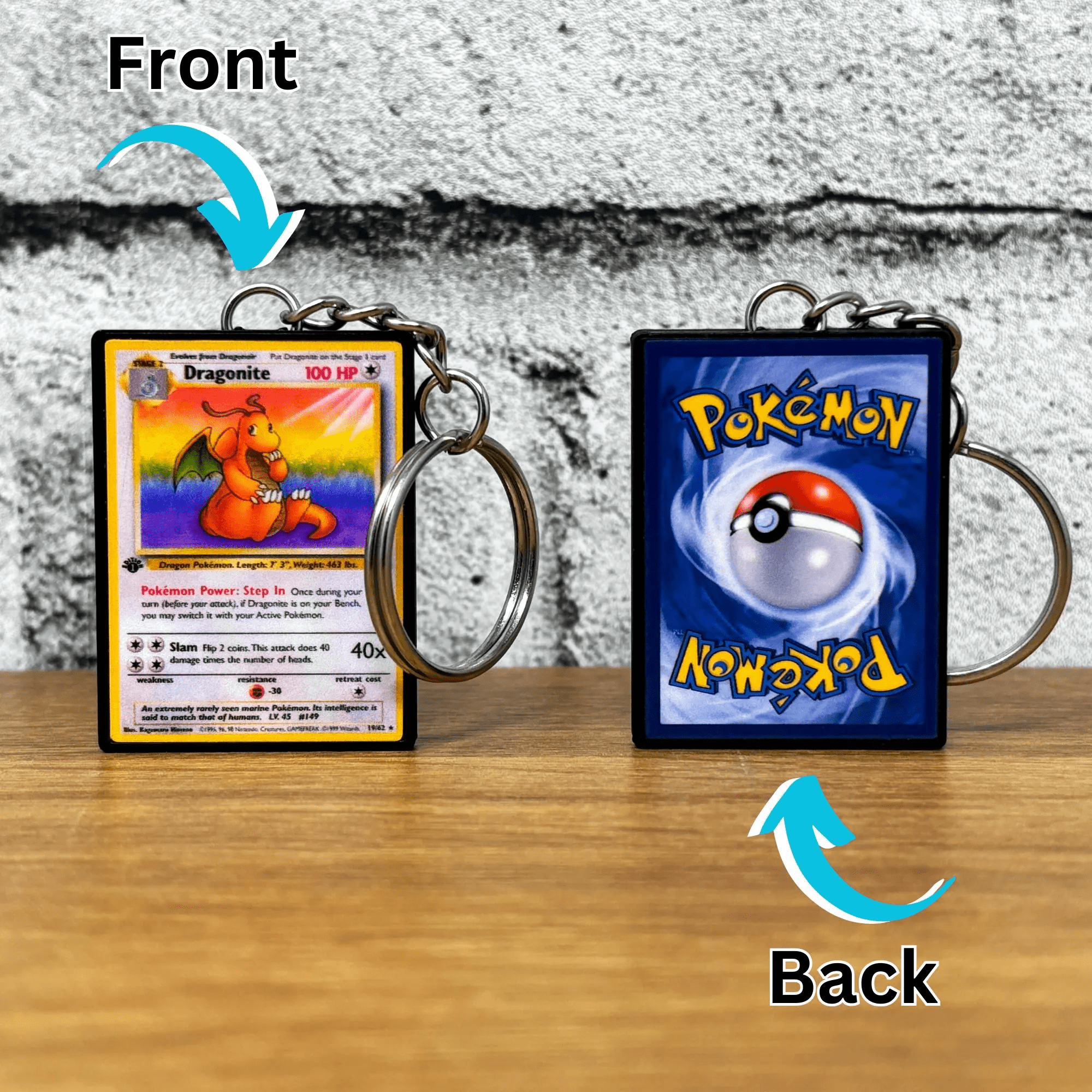 Pokemon Card Keychains (101 - 151) - BitsyLabs