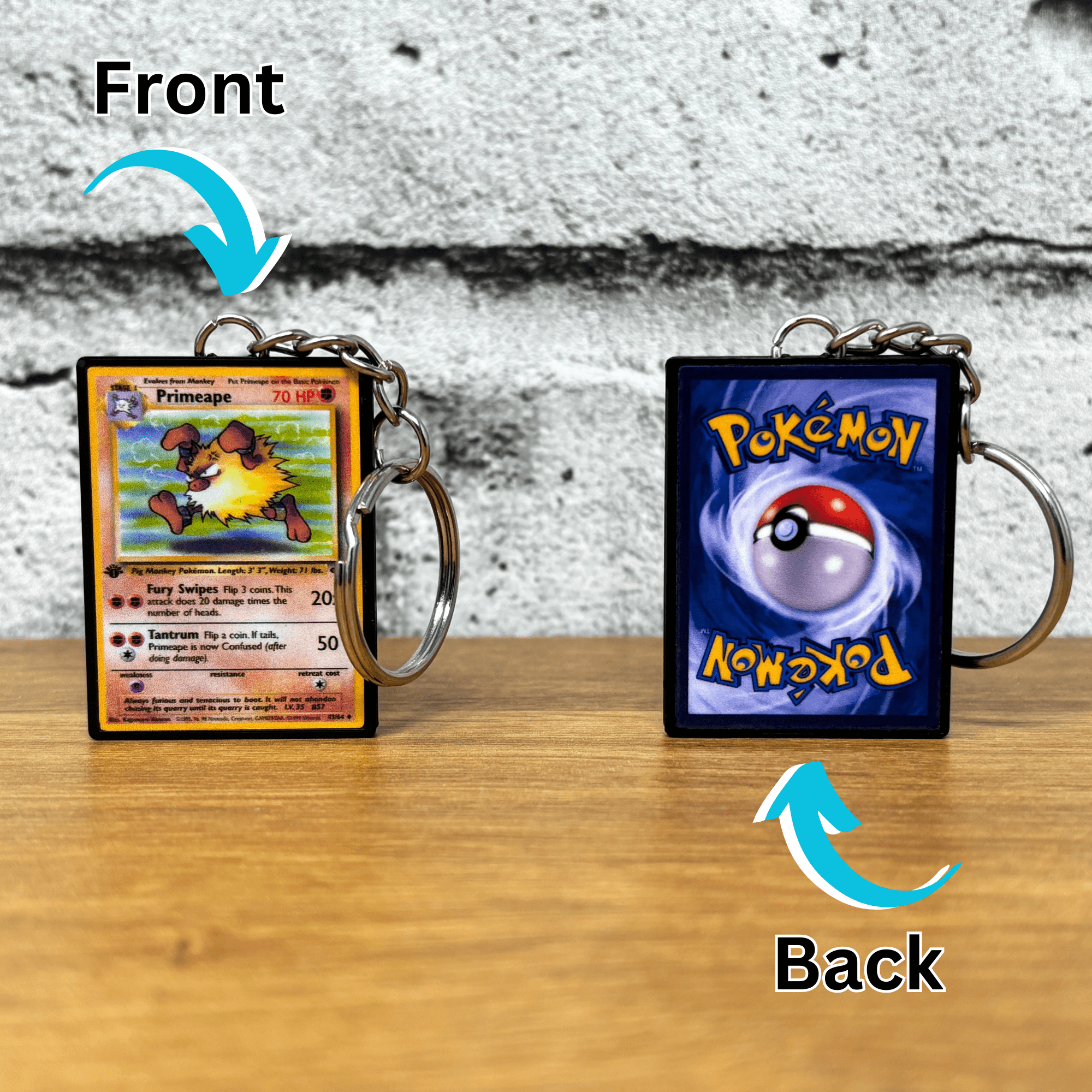 Pokemon Card Keychains (51 - 100) - BitsyLabs