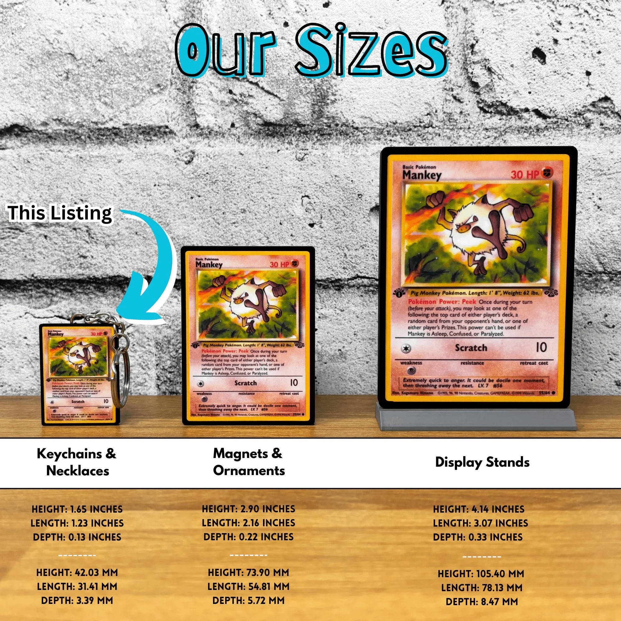 Pokemon Card Necklace (51 - 100) - BitsyLabs