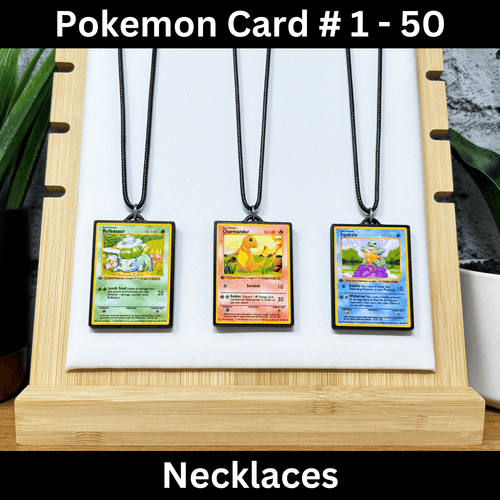 charizard pokemon card necklace Pokemon Card Necklaces (1-50) 6. Charizard