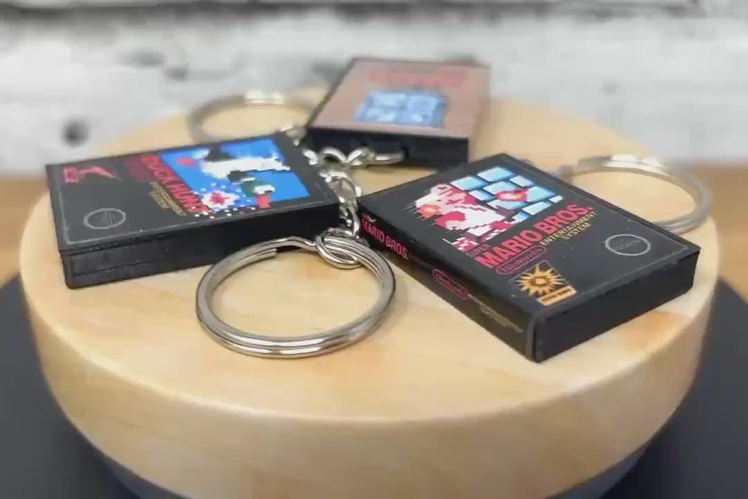 NES Game Case Keychains