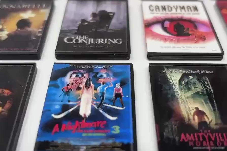 Horror Movies (#-C) DVD Magnets (Small)