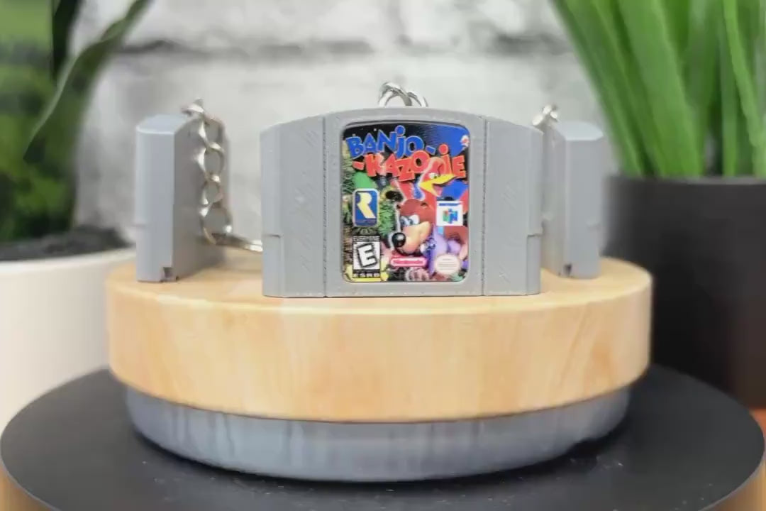 N64 Game Cart Keychains