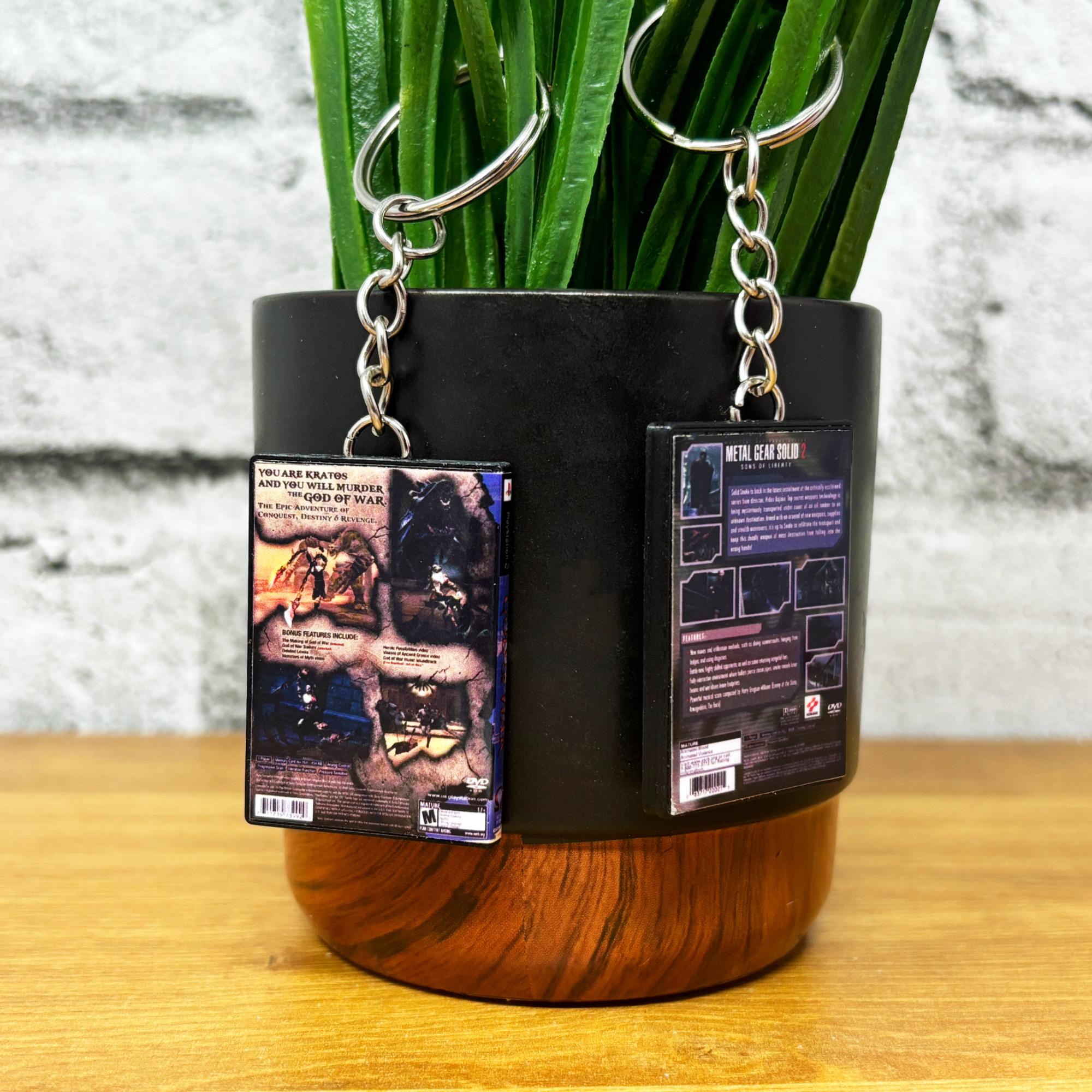 PS2 Game Case Keychains - BitsyLabs