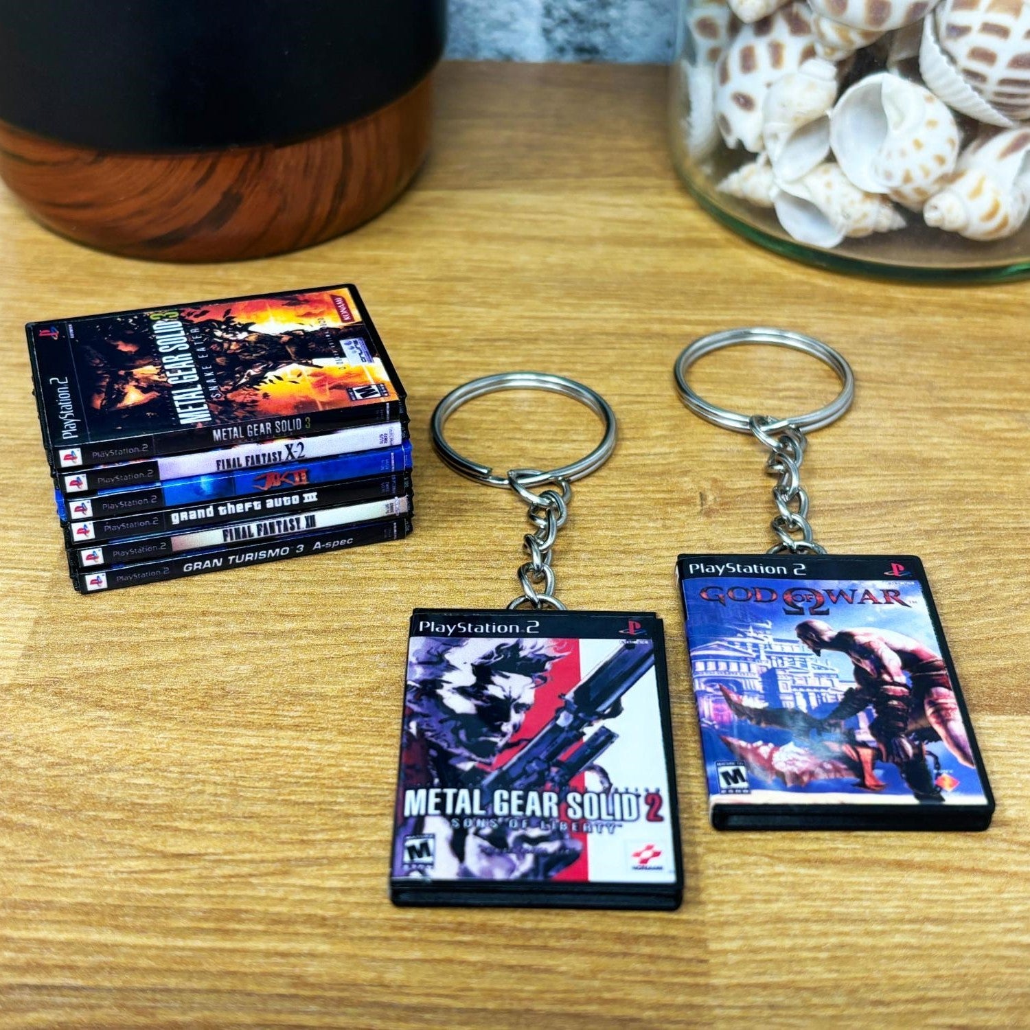 PS2 Game Case Keychains - BitsyLabs