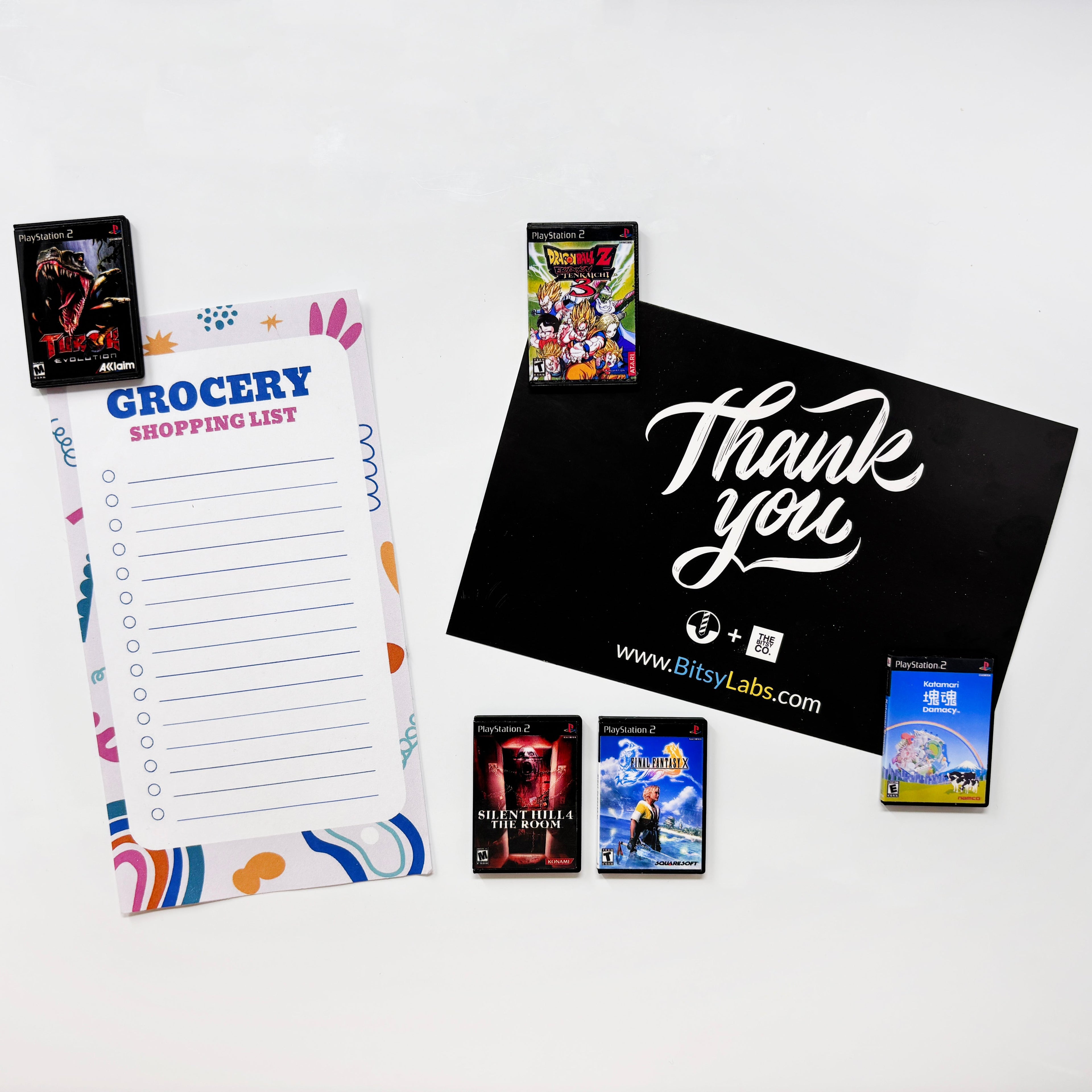 PS2 Game Magnets (Small) - BitsyLabs