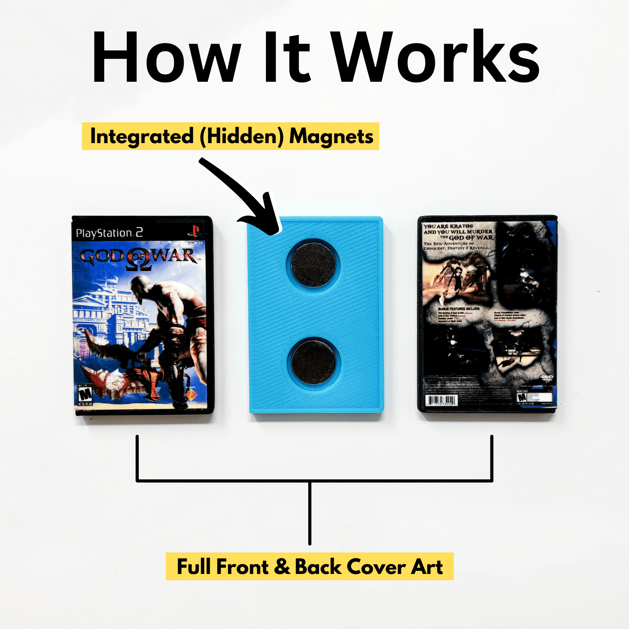 PS2 Game Magnets (Small) - BitsyLabs