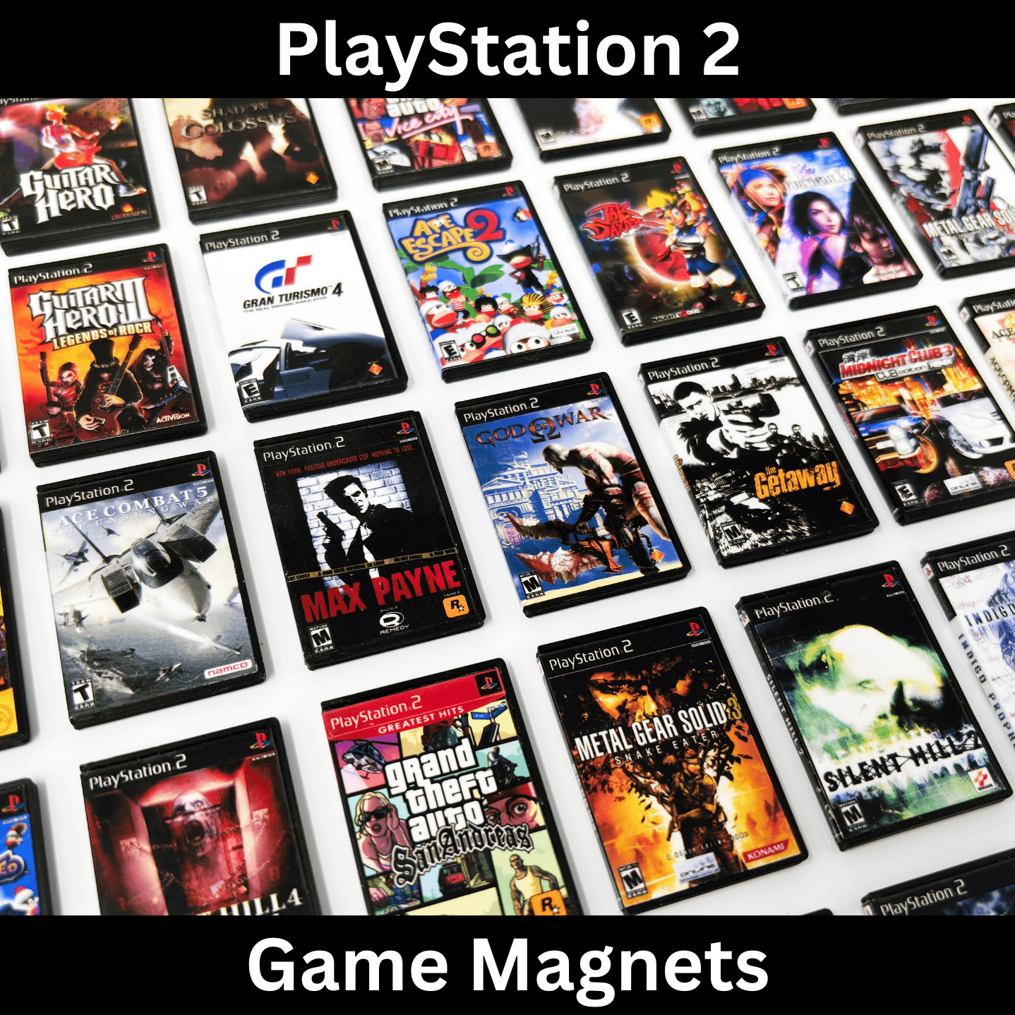 PS2 Game Magnets (Small) - BitsyLabs