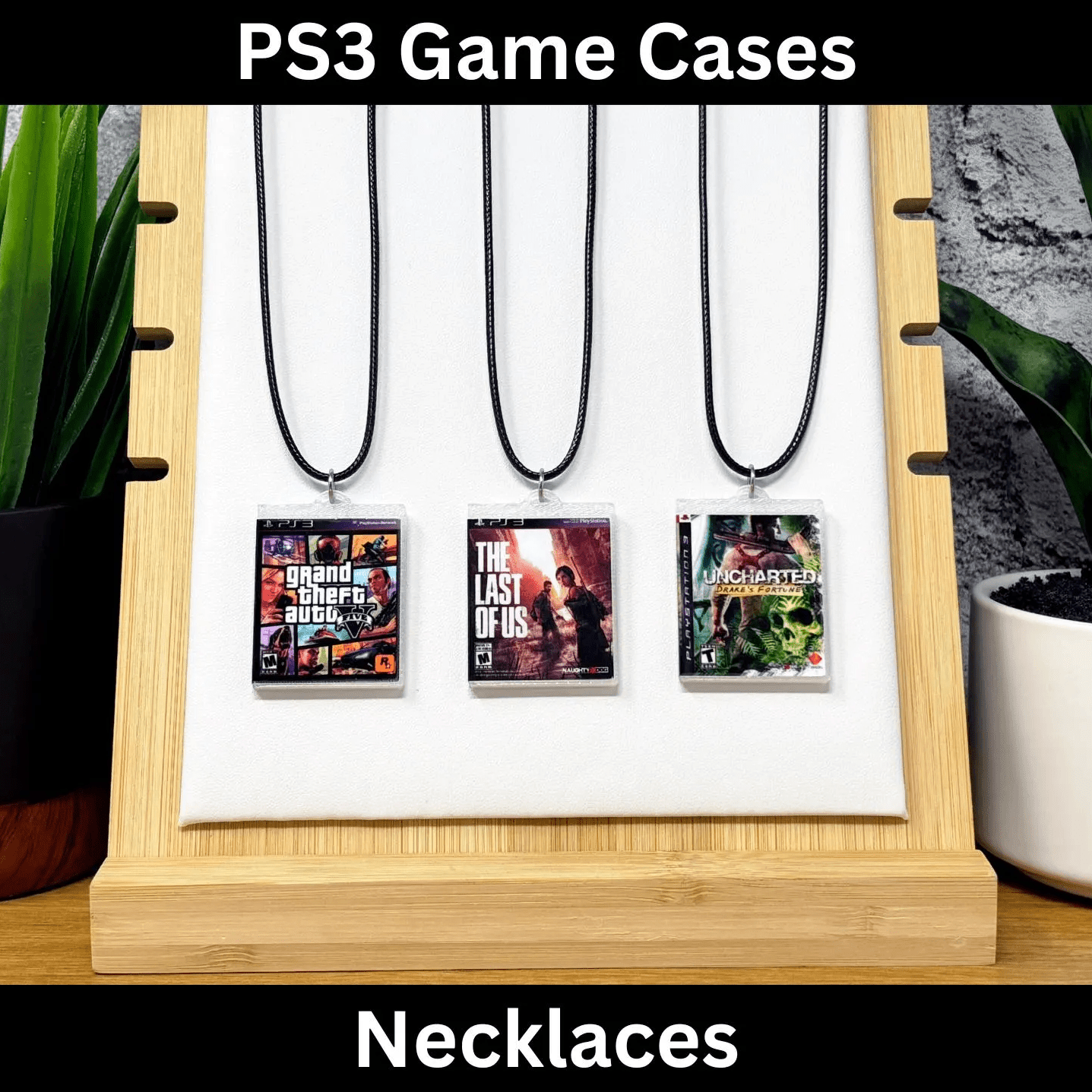 PS3 Game Case Necklace - BitsyLabs