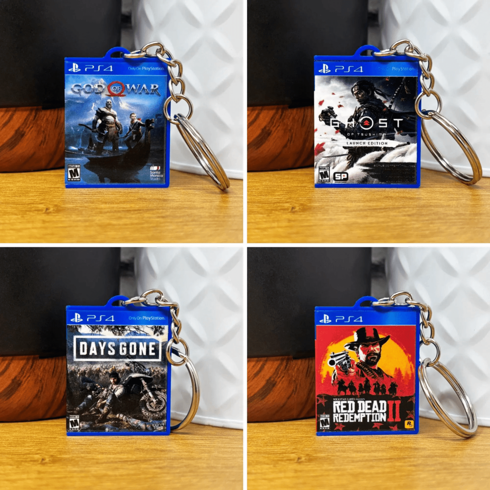 PS4 Game Case Keychains - BitsyLabs