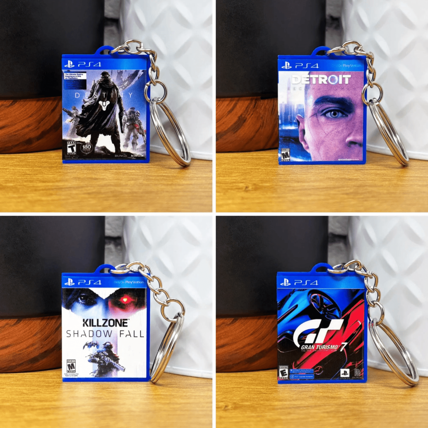 PS4 Game Case Keychains - BitsyLabs