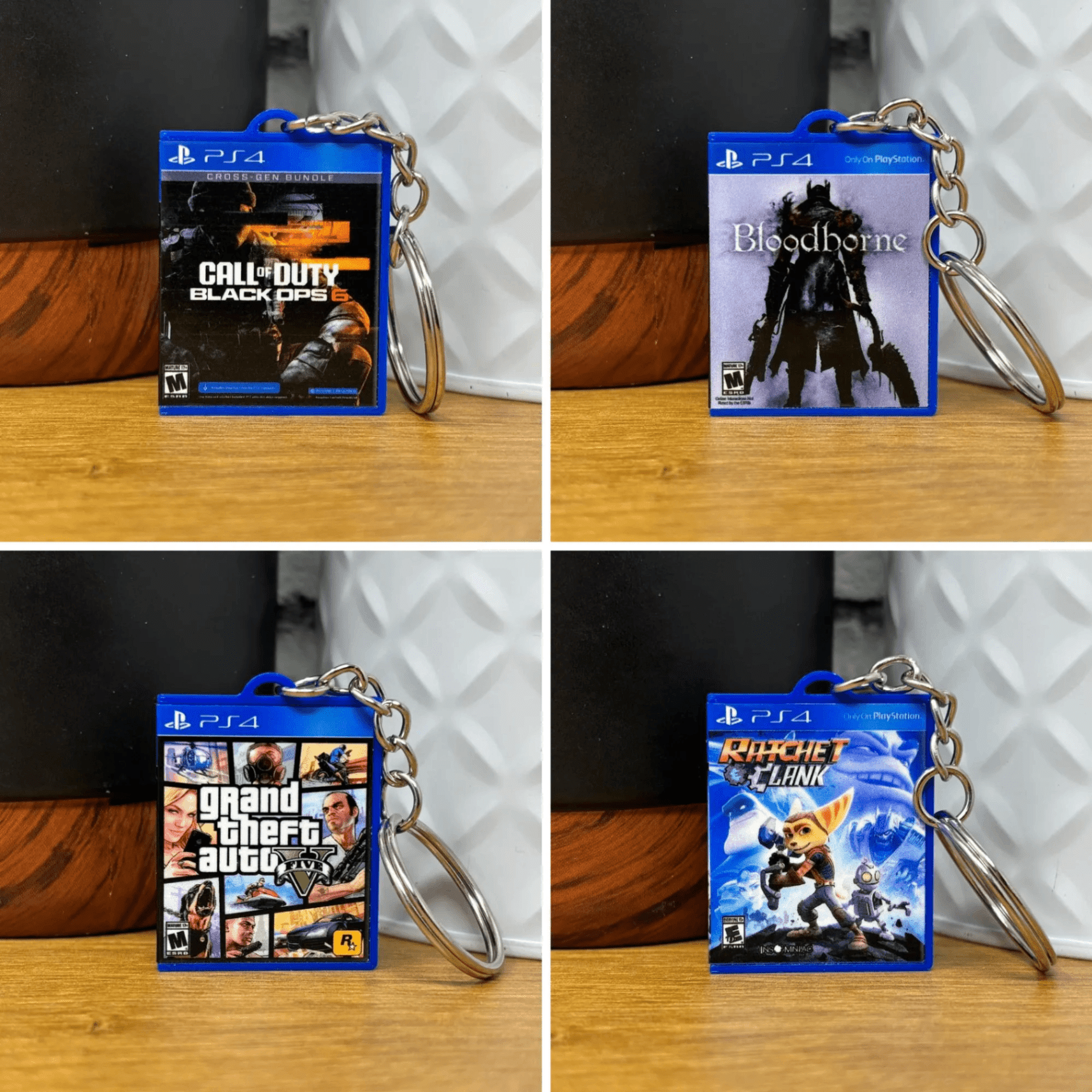 PS4 Game Case Keychains - BitsyLabs