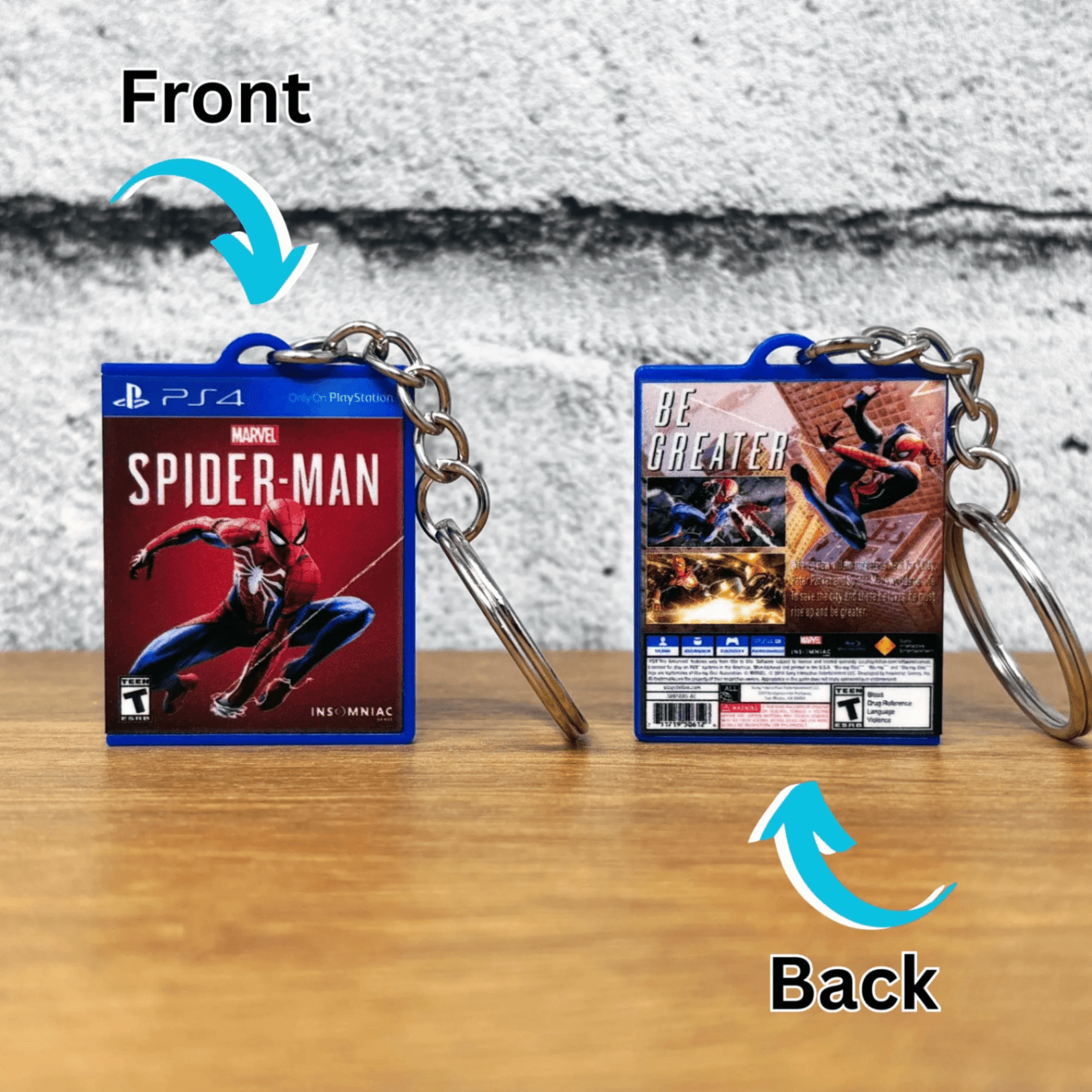 PS4 Game Case Keychains - BitsyLabs