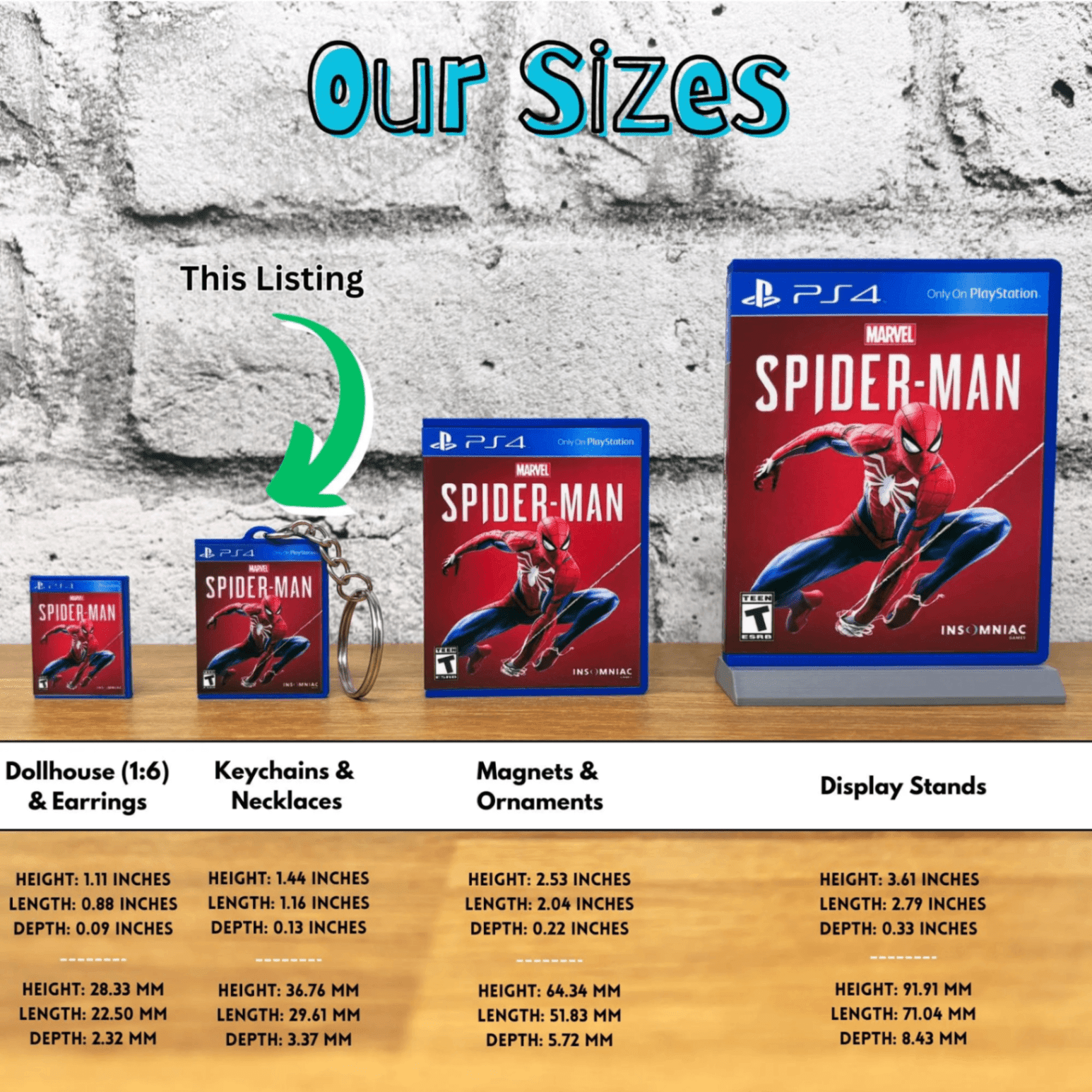 PS4 Game Case Keychains - BitsyLabs