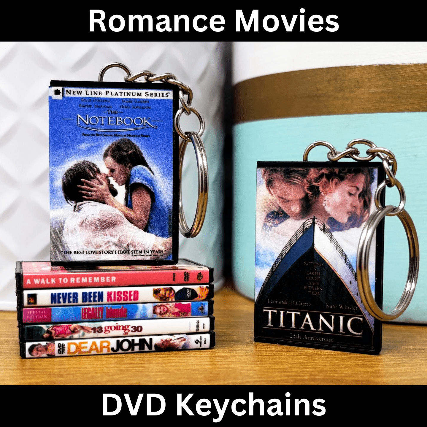 Romance Movies Keychains – BitsyLabs
