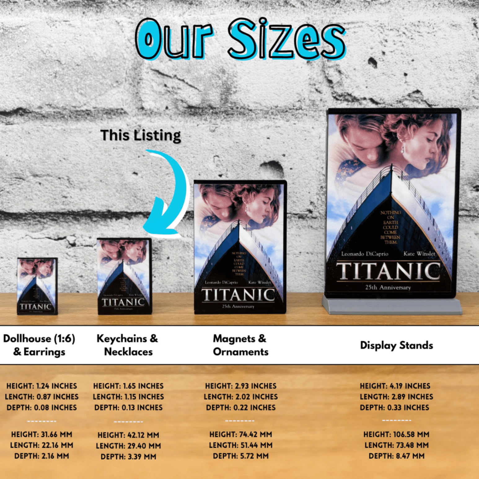 Romance Movies Keychains - BitsyLabs