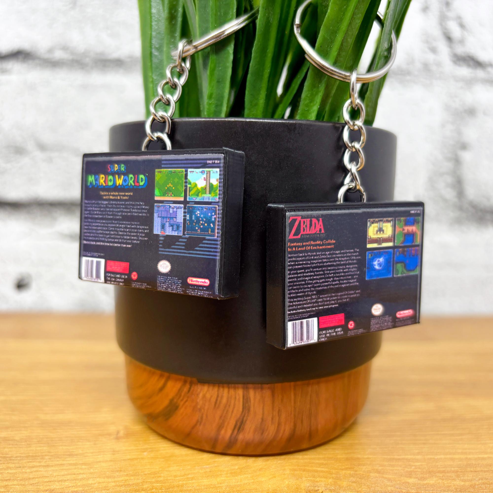 SNES Game Case Keychains - BitsyLabs