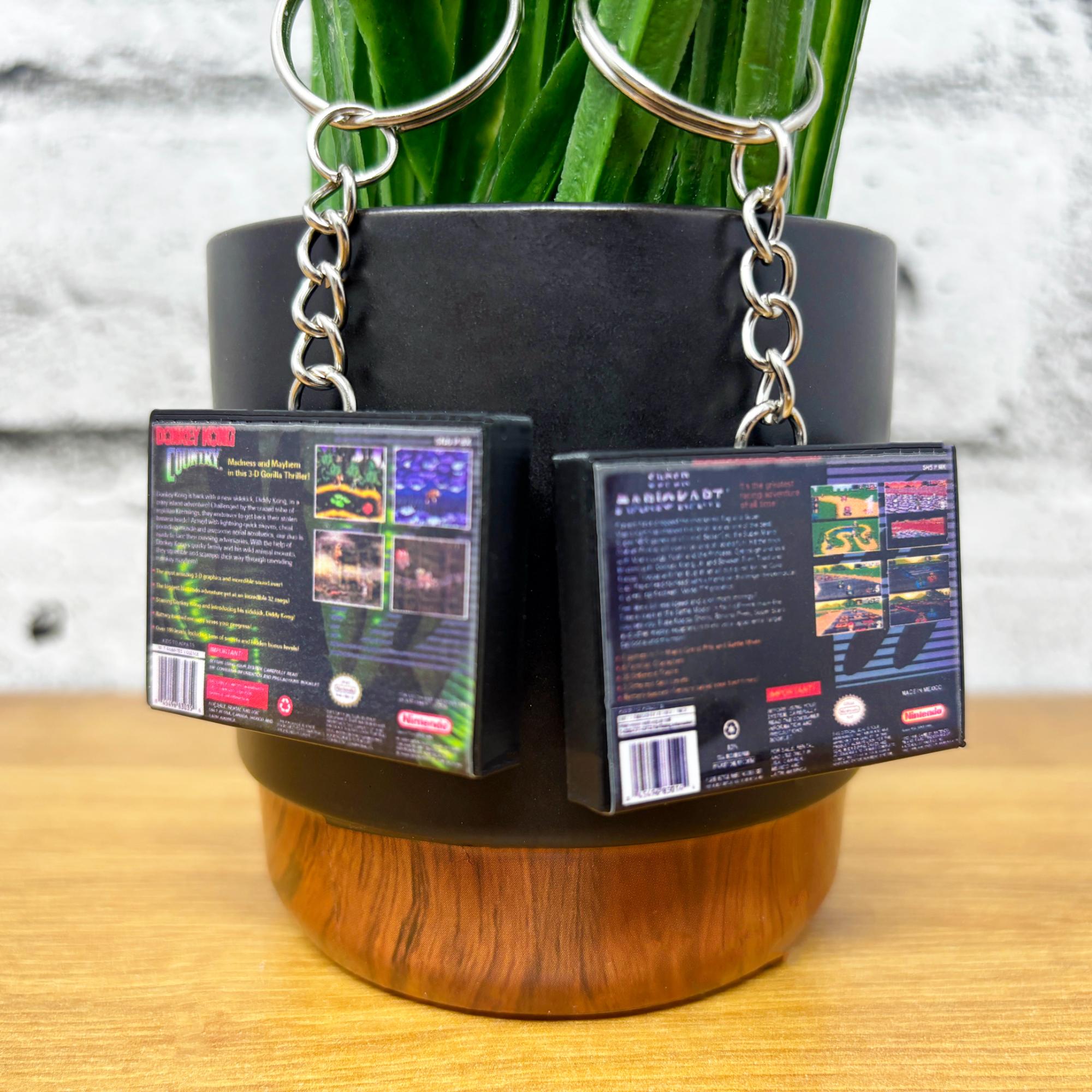 SNES Game Case Keychains - BitsyLabs