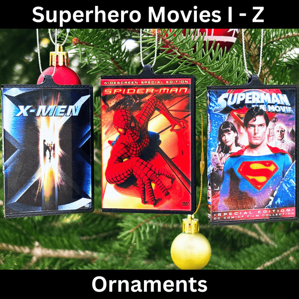 Superhero Movie (I - Z) Ornaments - BitsyLabs