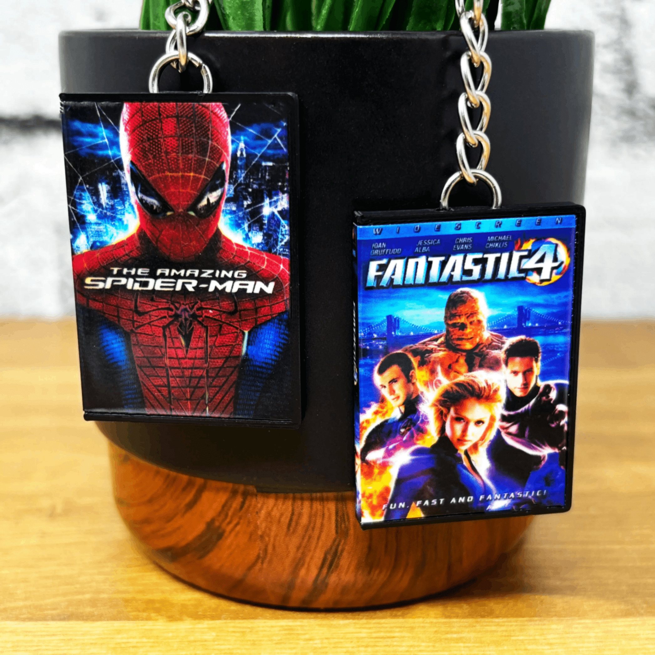 Superhero Movies (A - H) Keychains - BitsyLabs