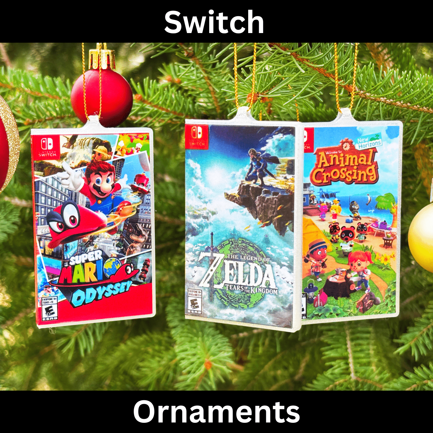 Switch Christmas Ornaments - BitsyLabs