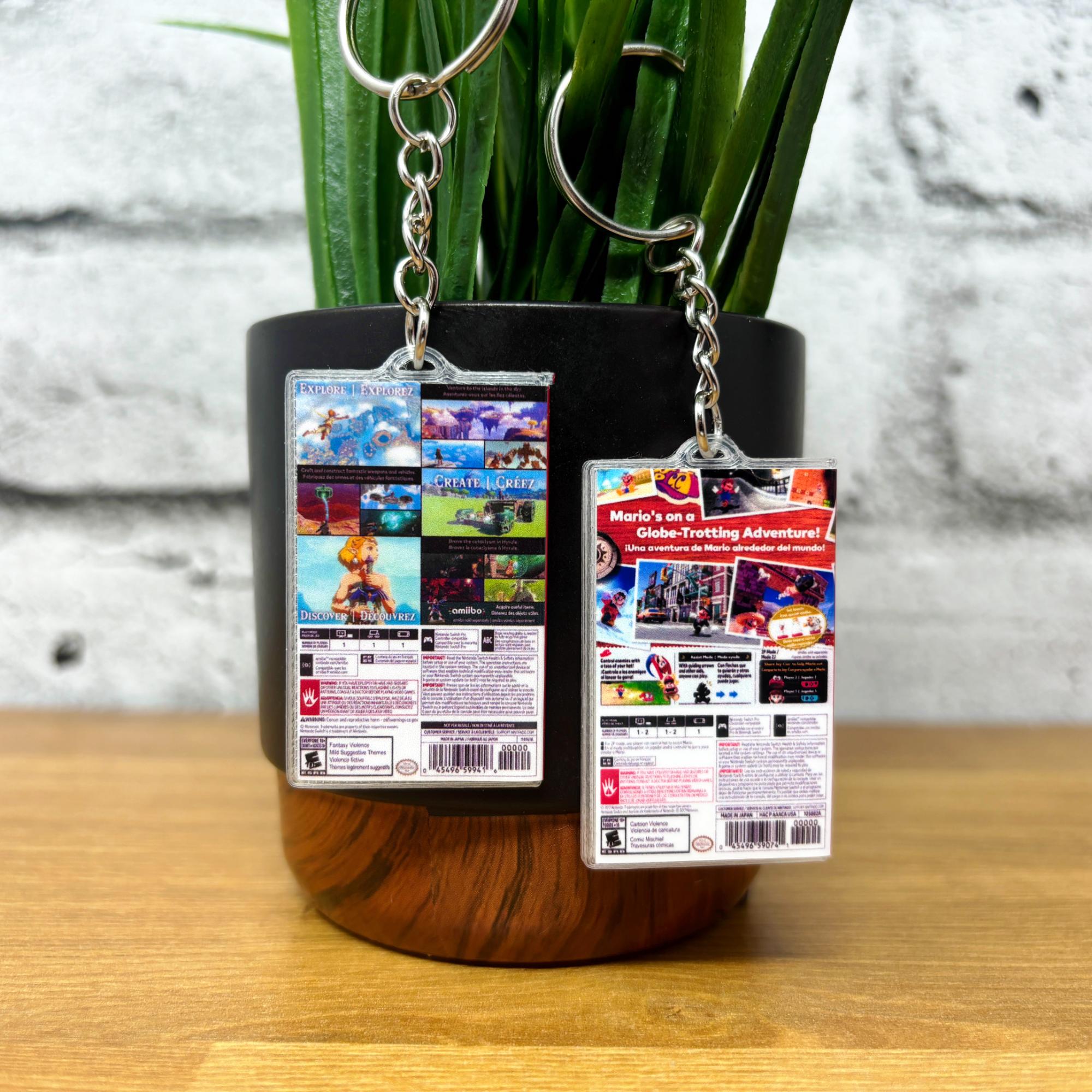 Switch Game Case Keychains - BitsyLabs