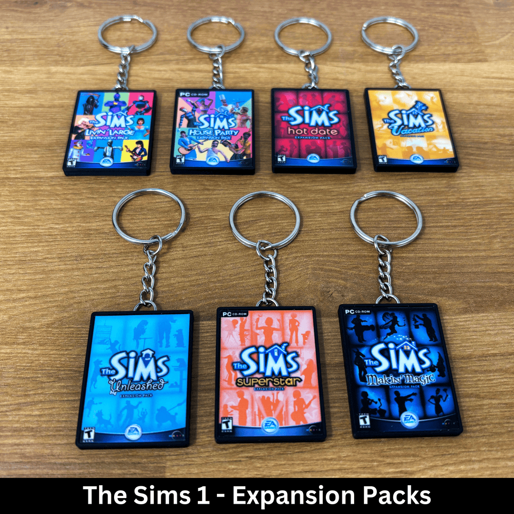 The Sims Keychains - BitsyLabs