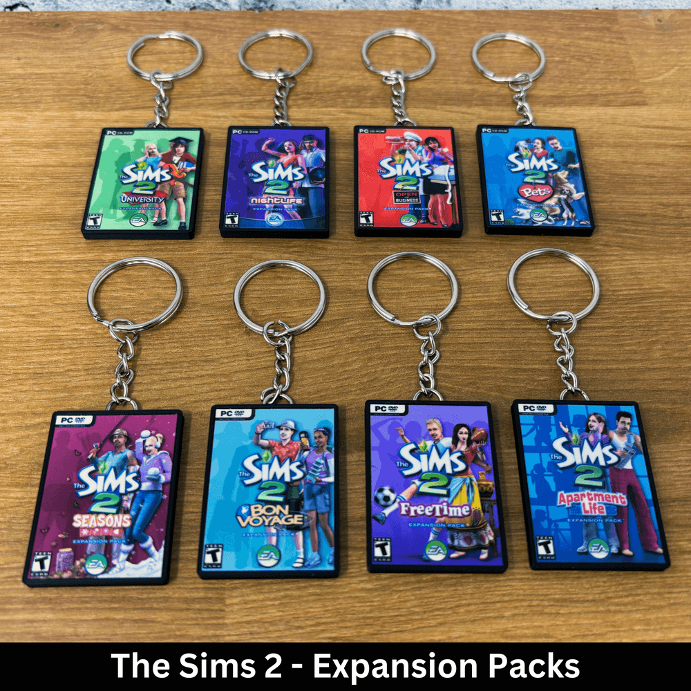 The Sims Keychains - BitsyLabs