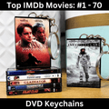 Top IMDb Movies (1 - 70) Keychains - BitsyLabs