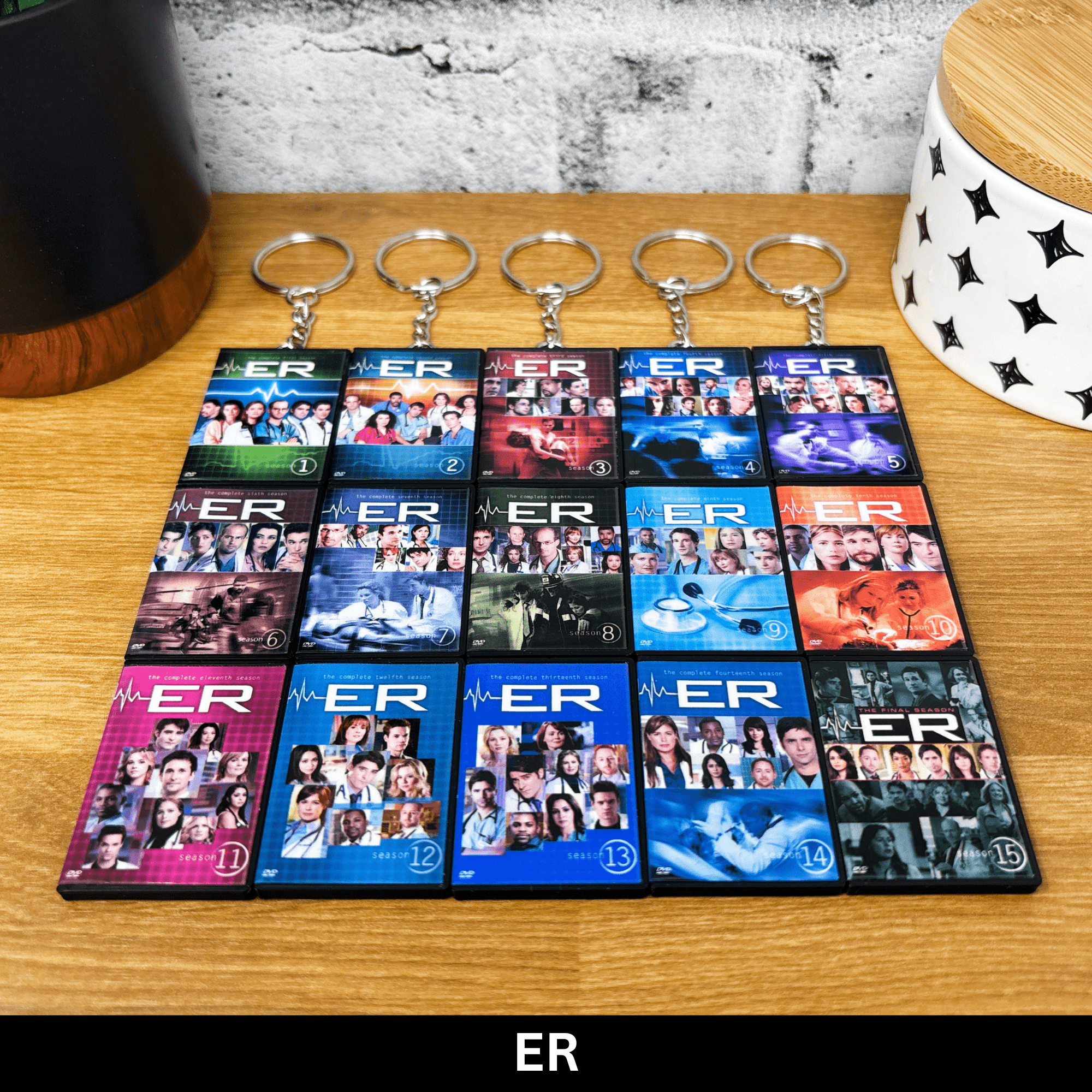 TV Keychain - Drama Series (A - M) - BitsyLabs