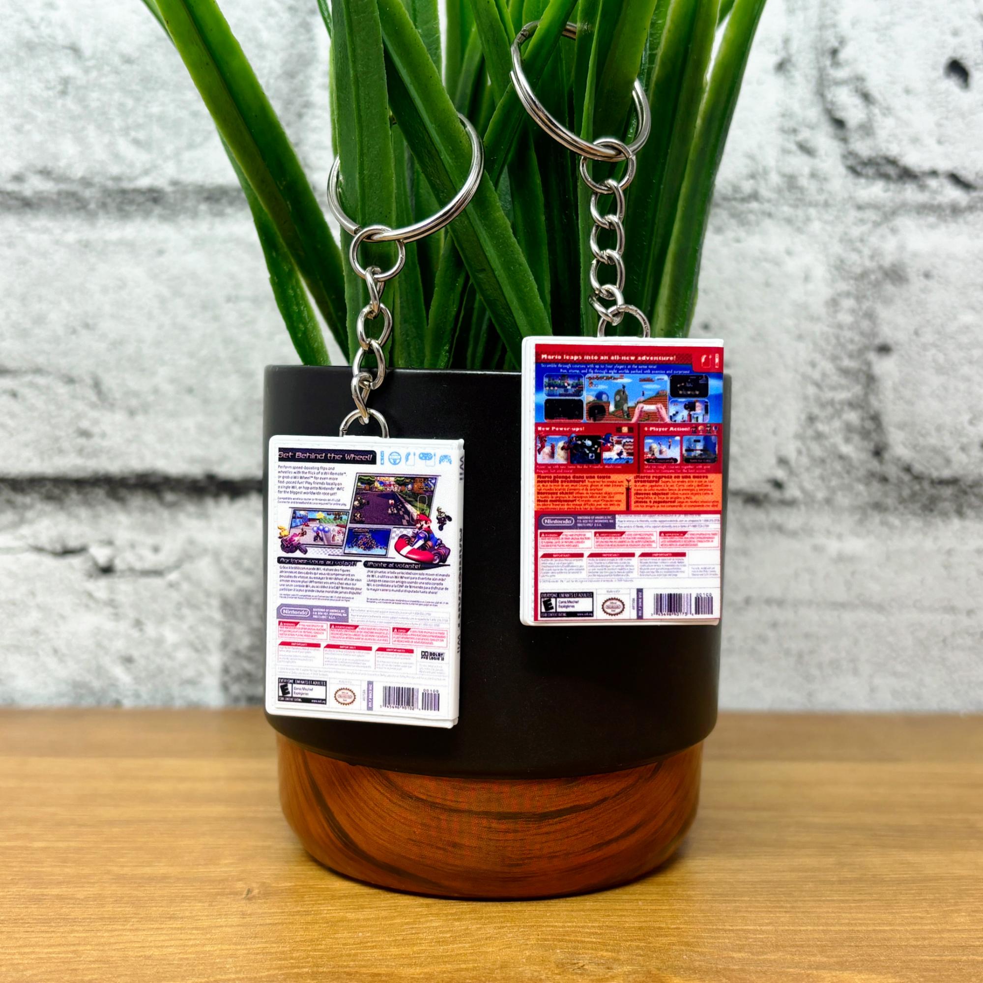 Wii Game Case Keychains - BitsyLabs