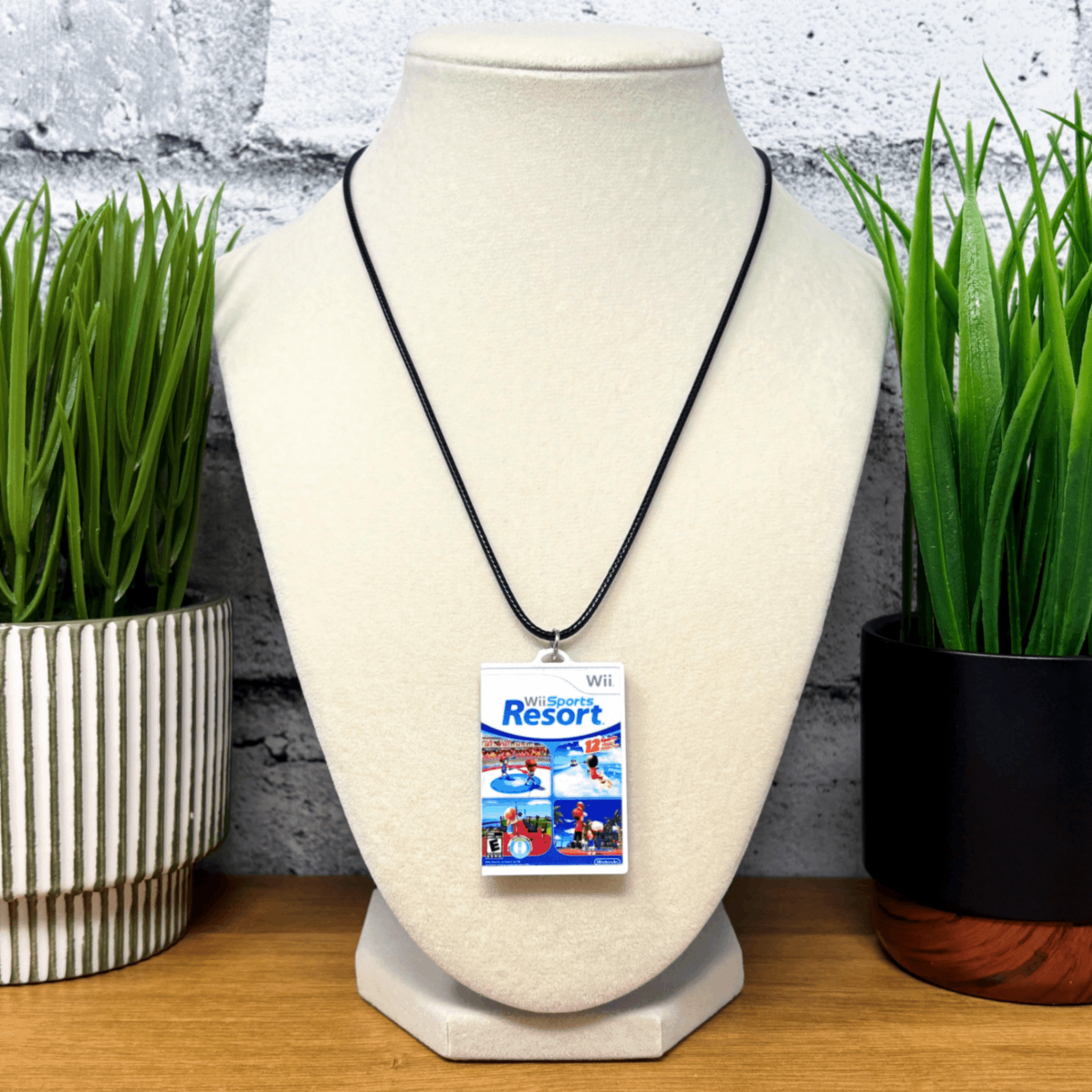 Wii Game Case Necklace - BitsyLabs