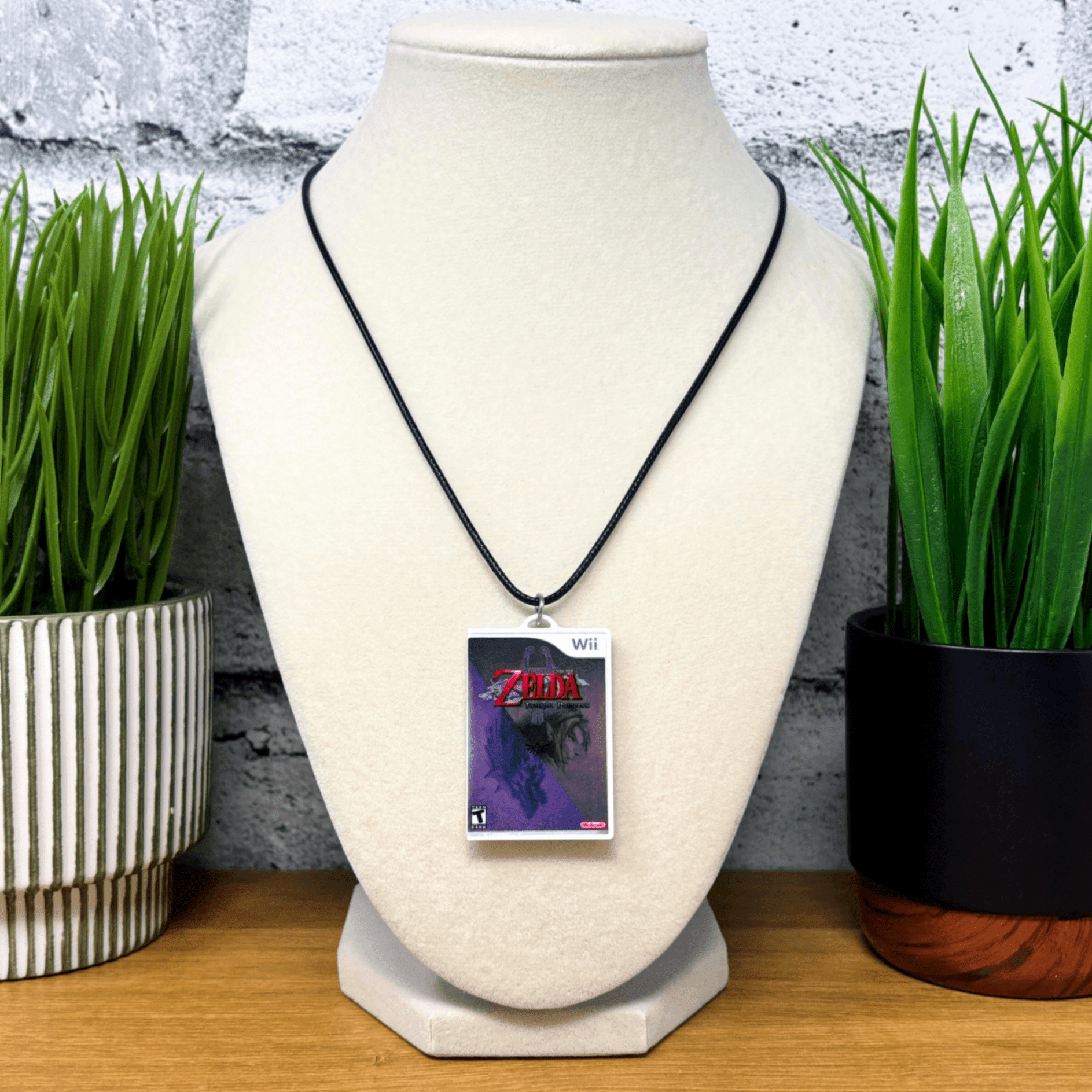 Wii Game Case Necklace - BitsyLabs