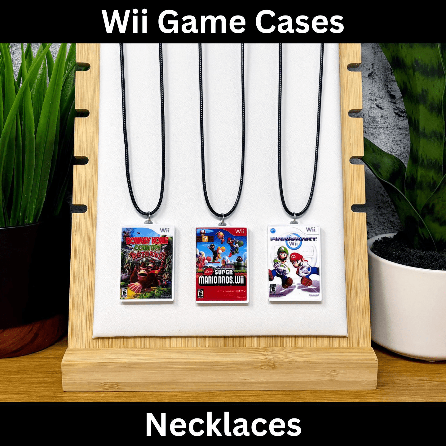 Wii Game Case Necklace - BitsyLabs