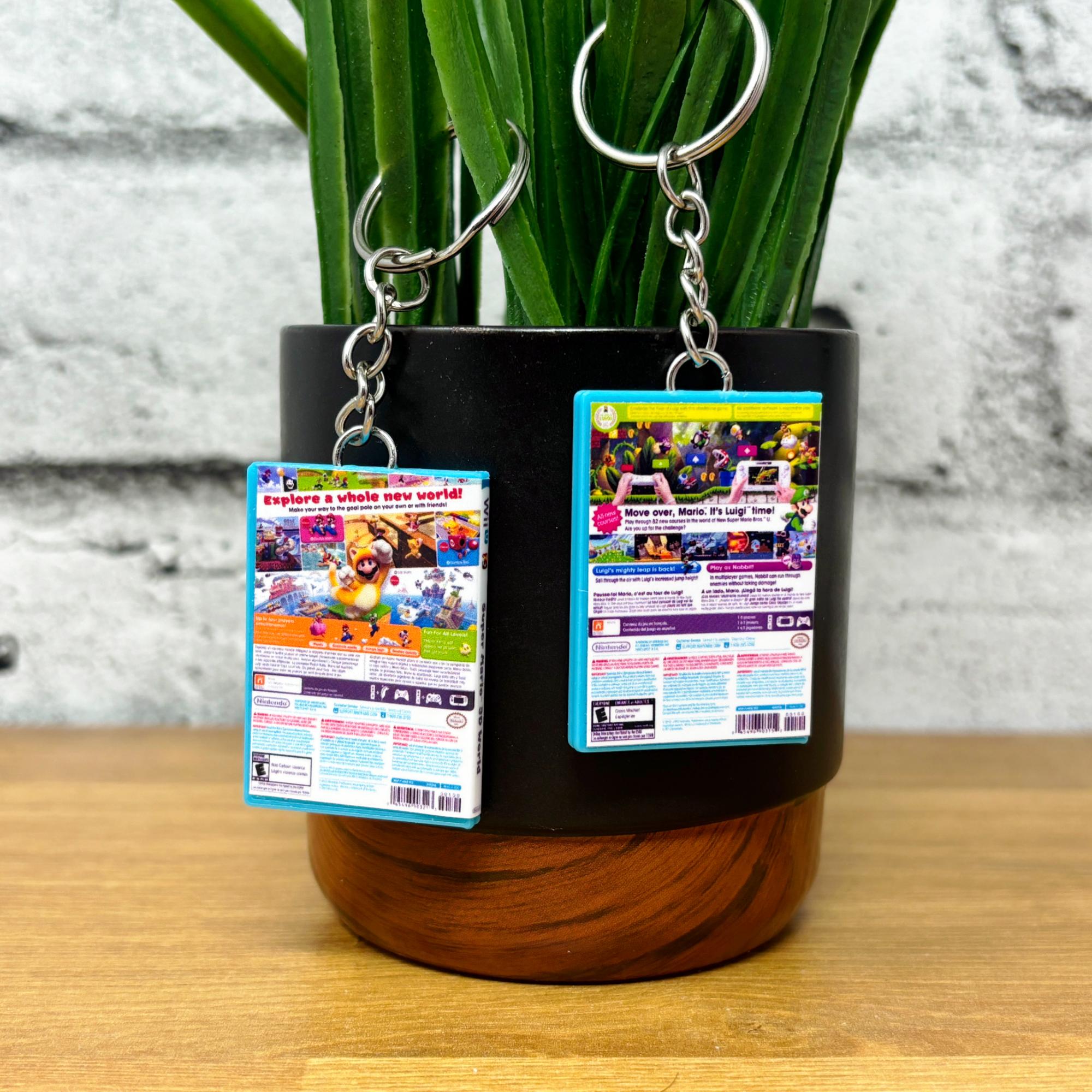 Wii U Game Case Keychains - BitsyLabs