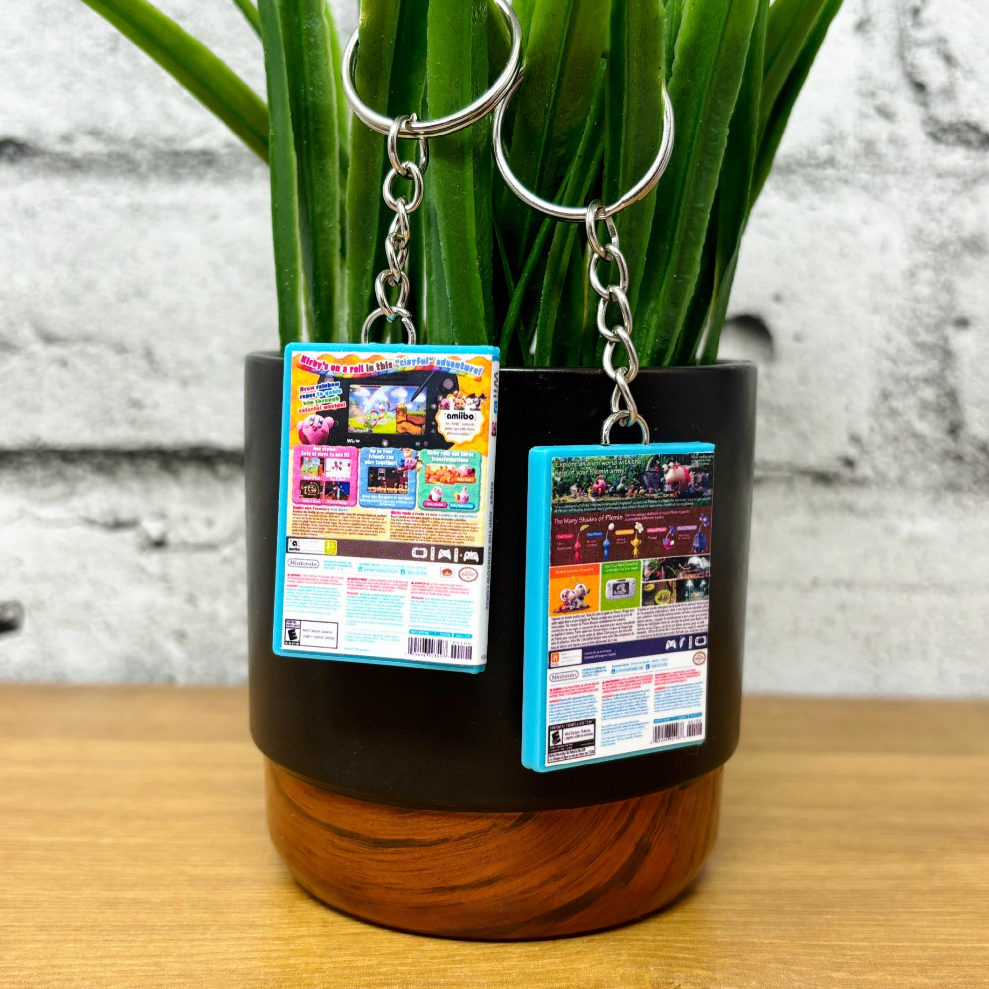 Wii U Game Case Keychains - BitsyLabs
