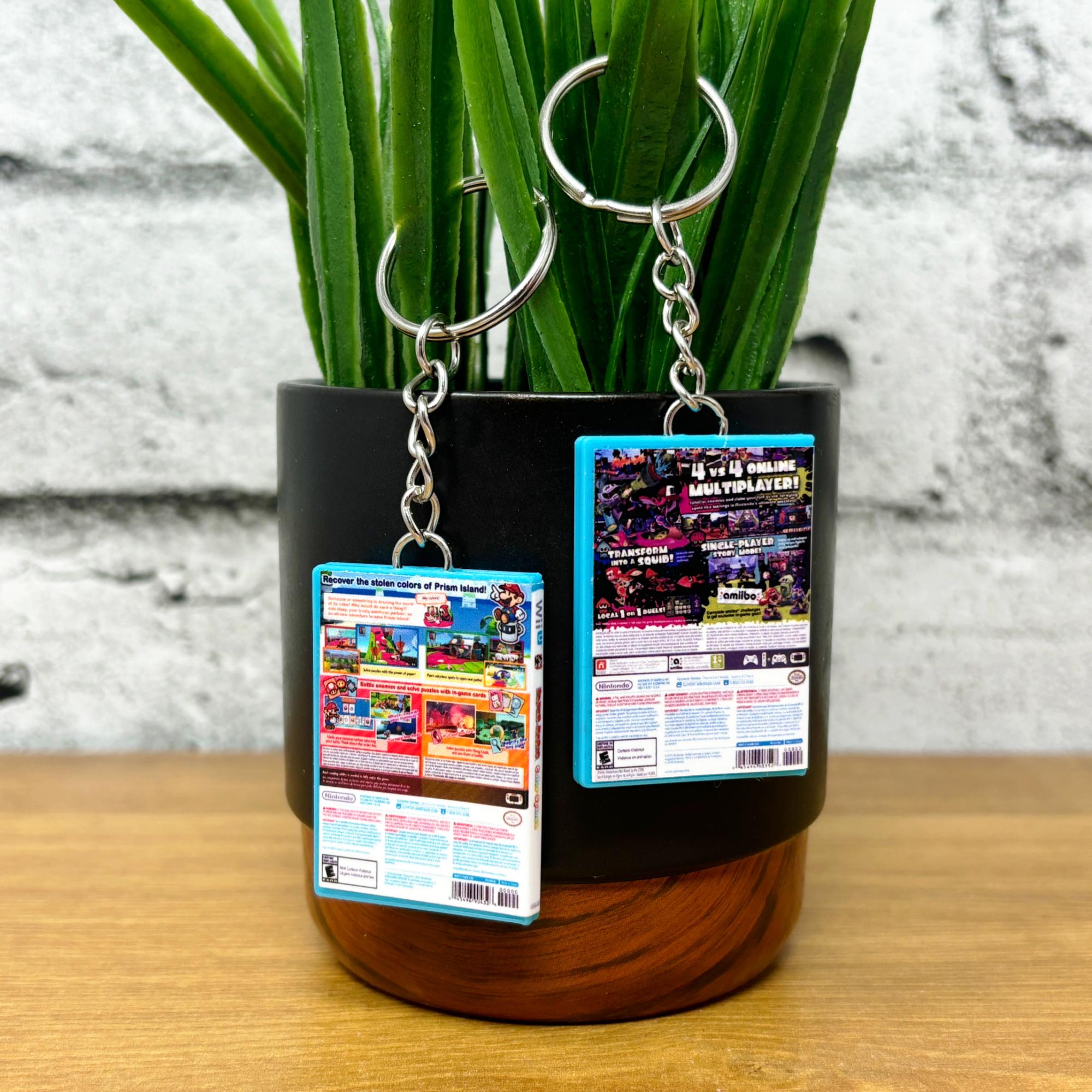 Wii U Game Case Keychains - BitsyLabs