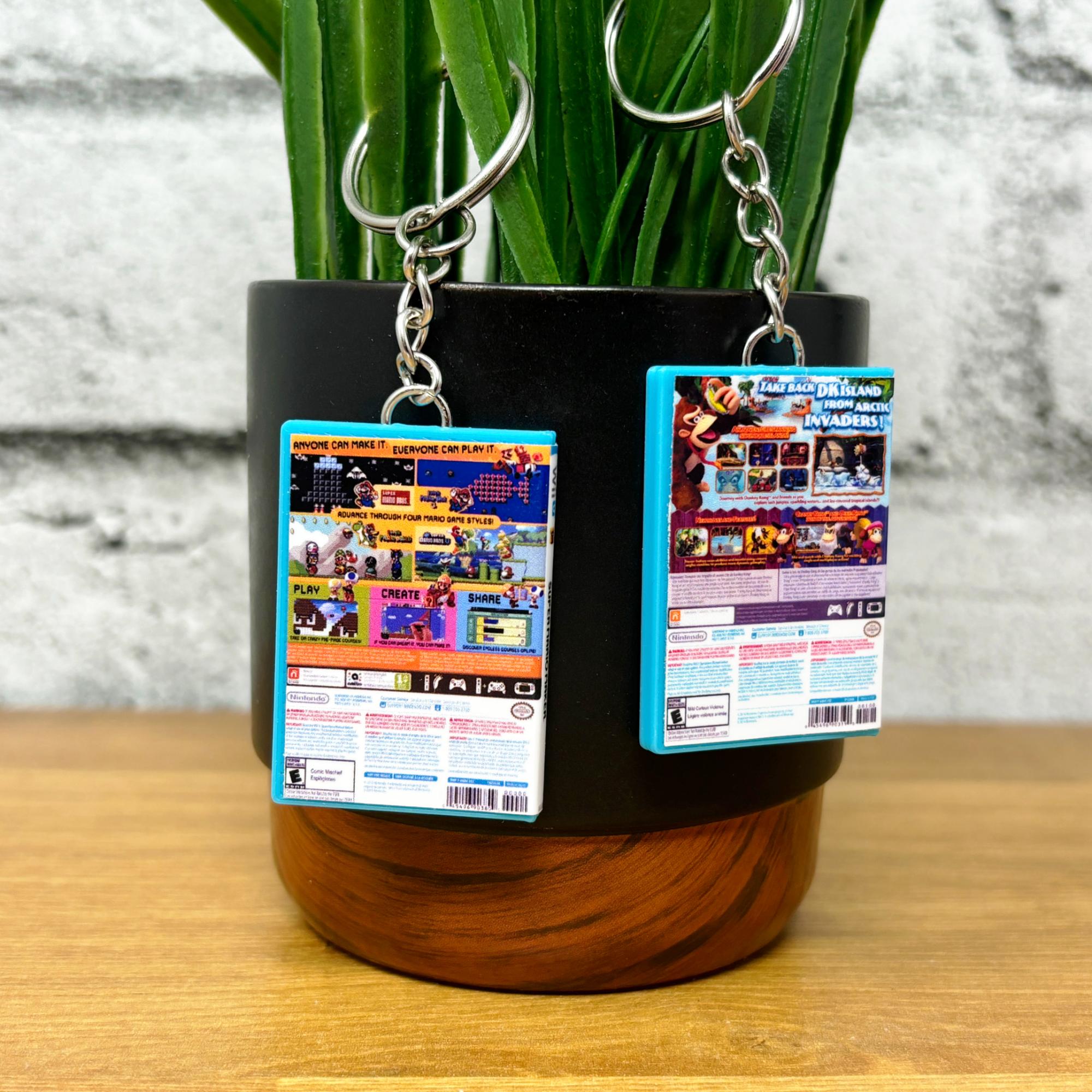 Wii U Game Case Keychains - BitsyLabs